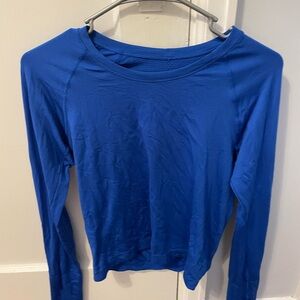 lululemon athletica Royal Blue Long Sleeve Top